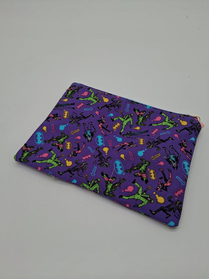 batty villains v. 1 flat zipper pouch