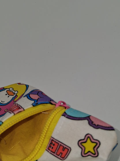 hello stickers v. 1 mini zippy clutch