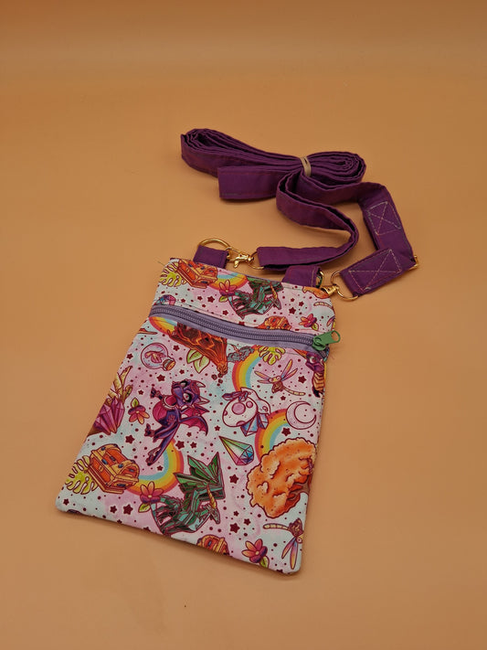 purple castles v. 2 Lobelia mini crossbody