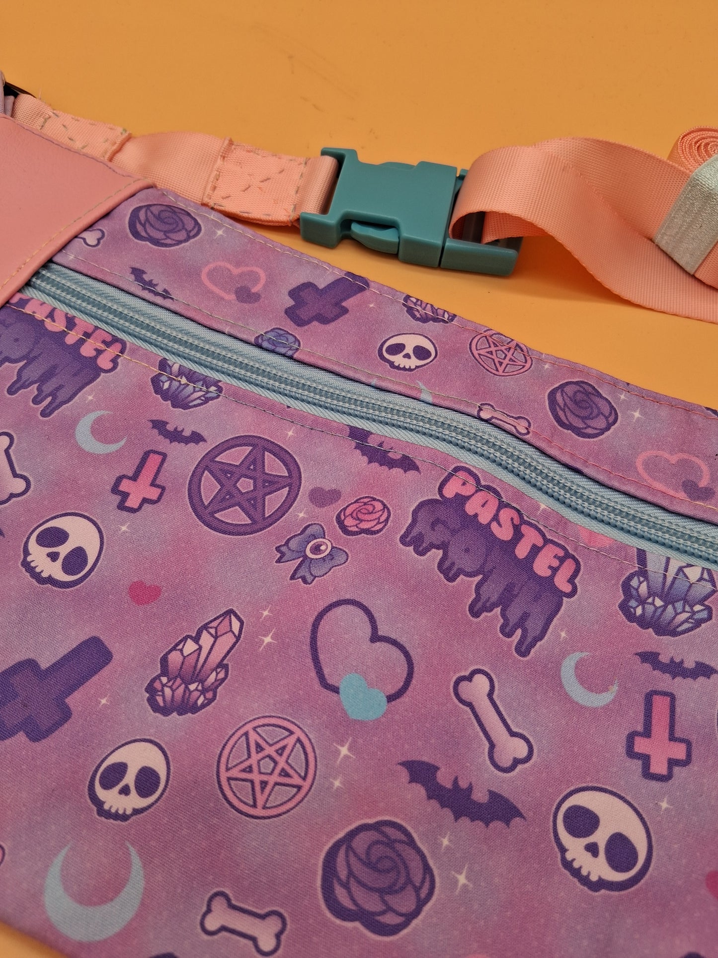 pastel goth lav. v. 1 Dandelion fanny pack
