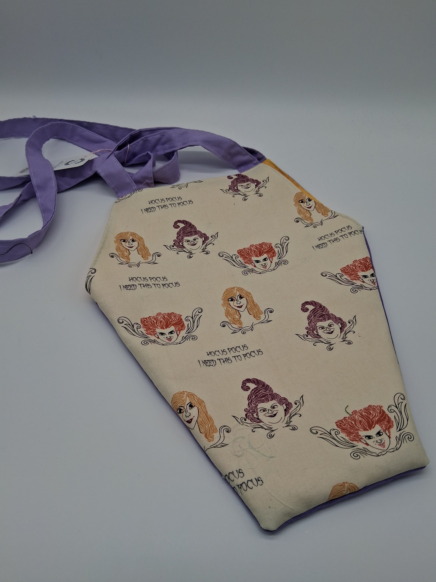 witchy sisters v. 2 coffin tote ADD DIMENSIONS
