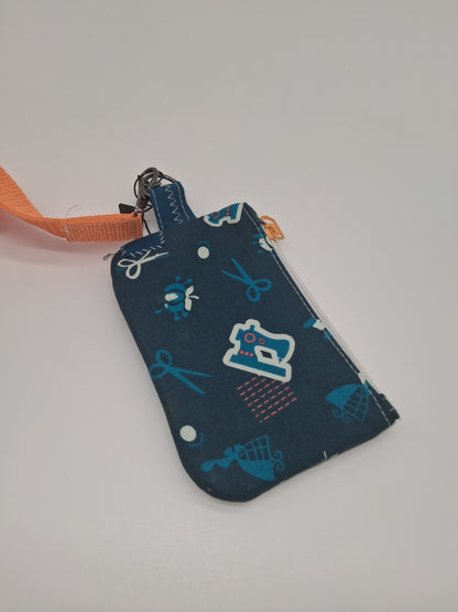 teal sewing machine v. 1 piper ID holder