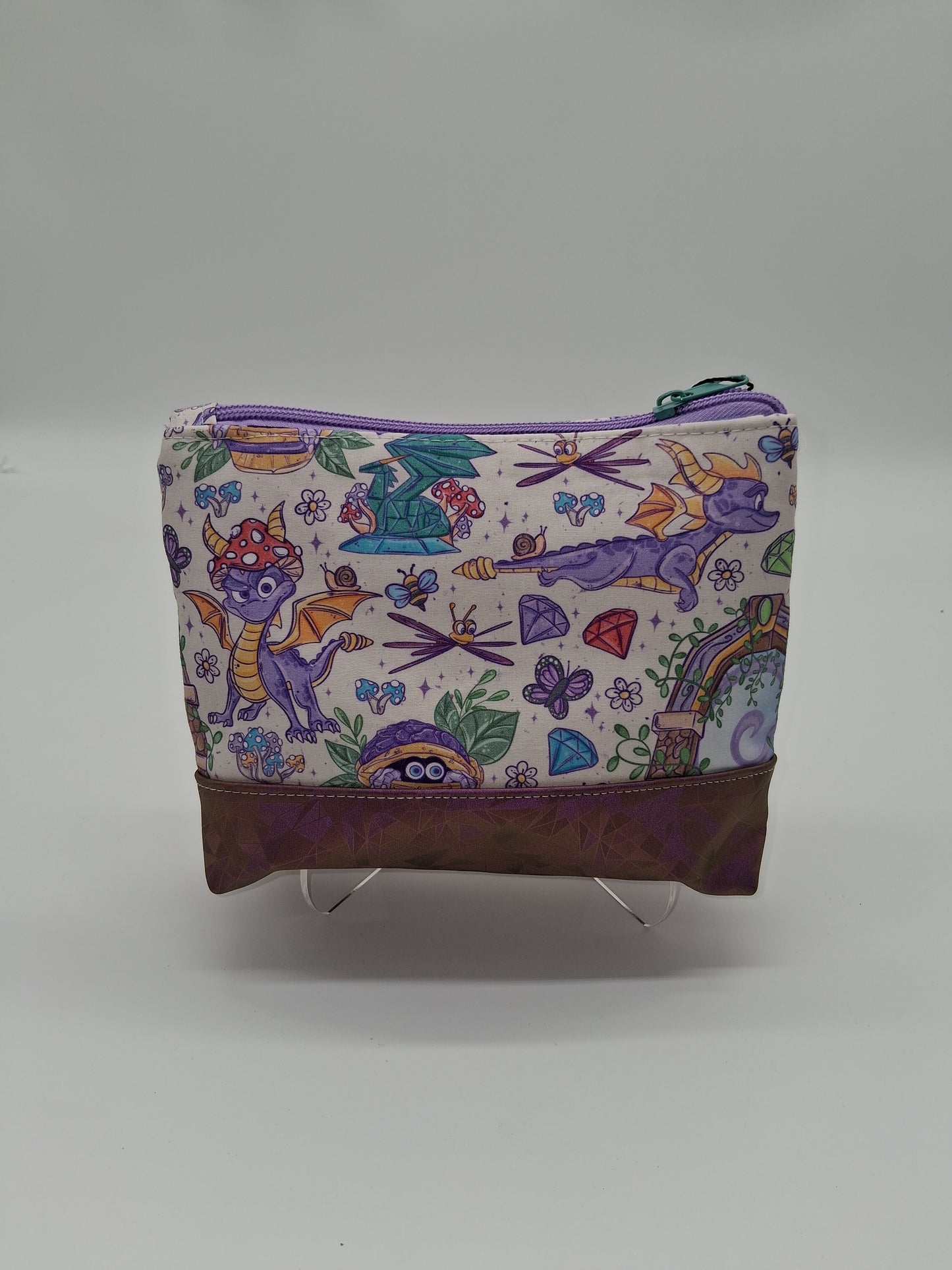 old-school purple v. 6 boxy pouch