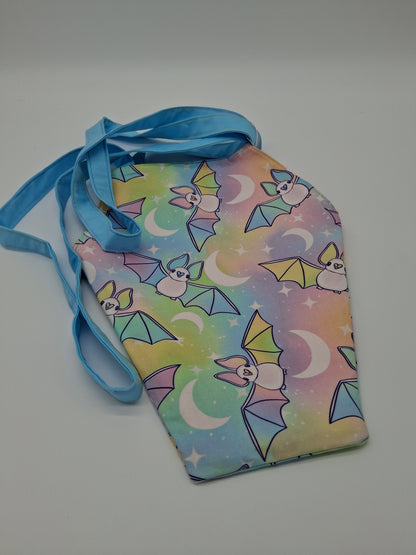 pastel bats v. 3 coffin tote