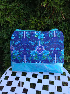 floral swords v. 1 boxy pouch (SECONDS)