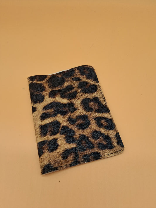 leopard print passport holder
