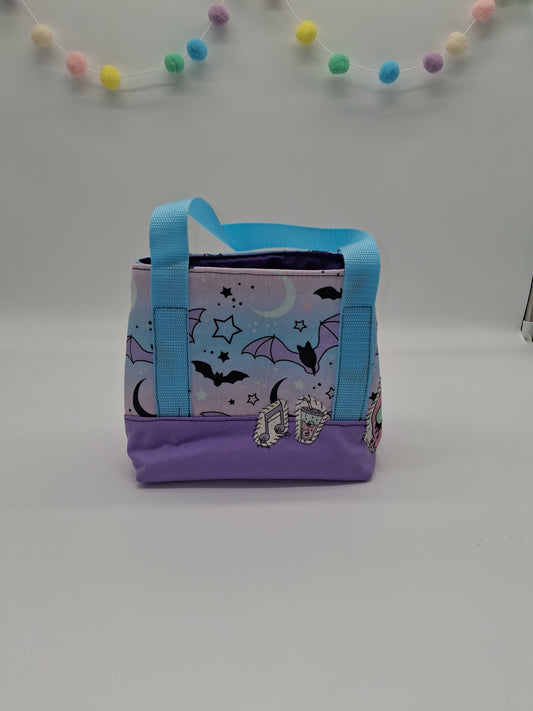 pastel sky bats v. 5 mini tote