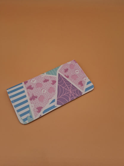 pastel spookiness checkbook cover