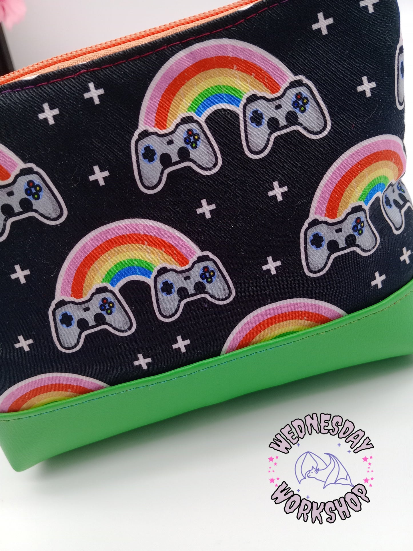 rainbow gaymers v. 3 boxy pouch