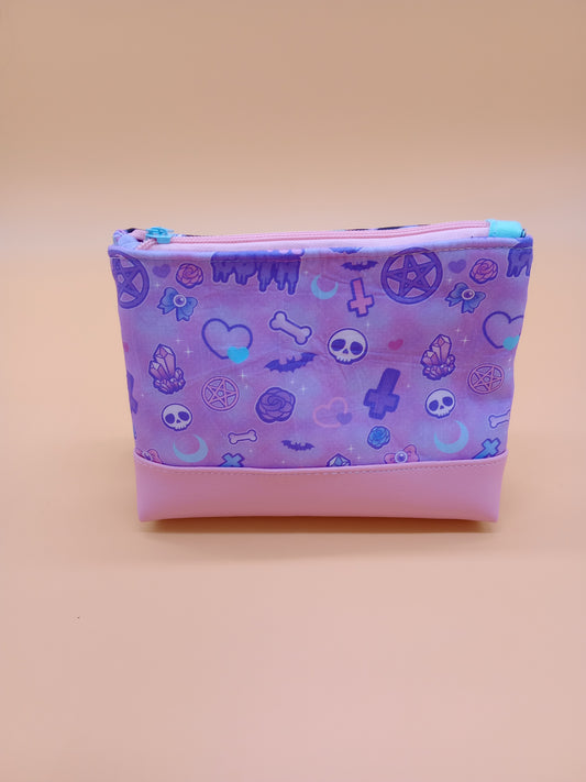 pastel goth lavender v. 5 boxy pouch