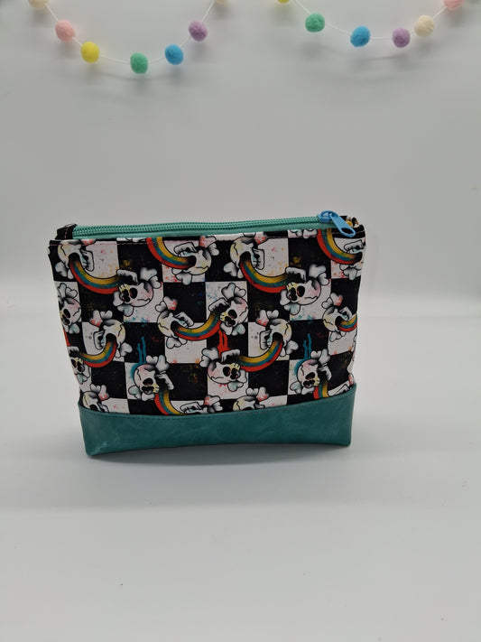 rainbow barf v. 5 boxy pouch