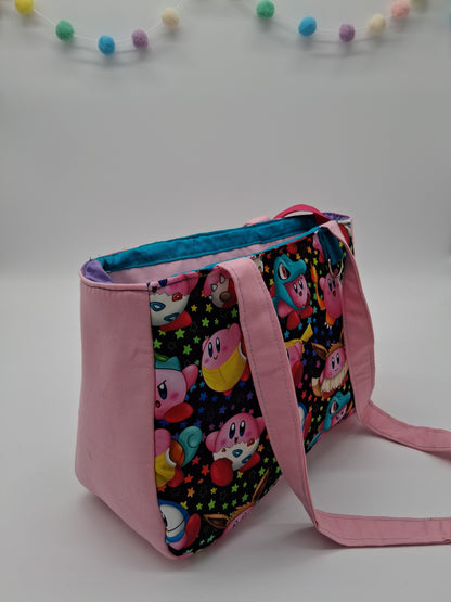 costumed pink guy Peony shoulder bag