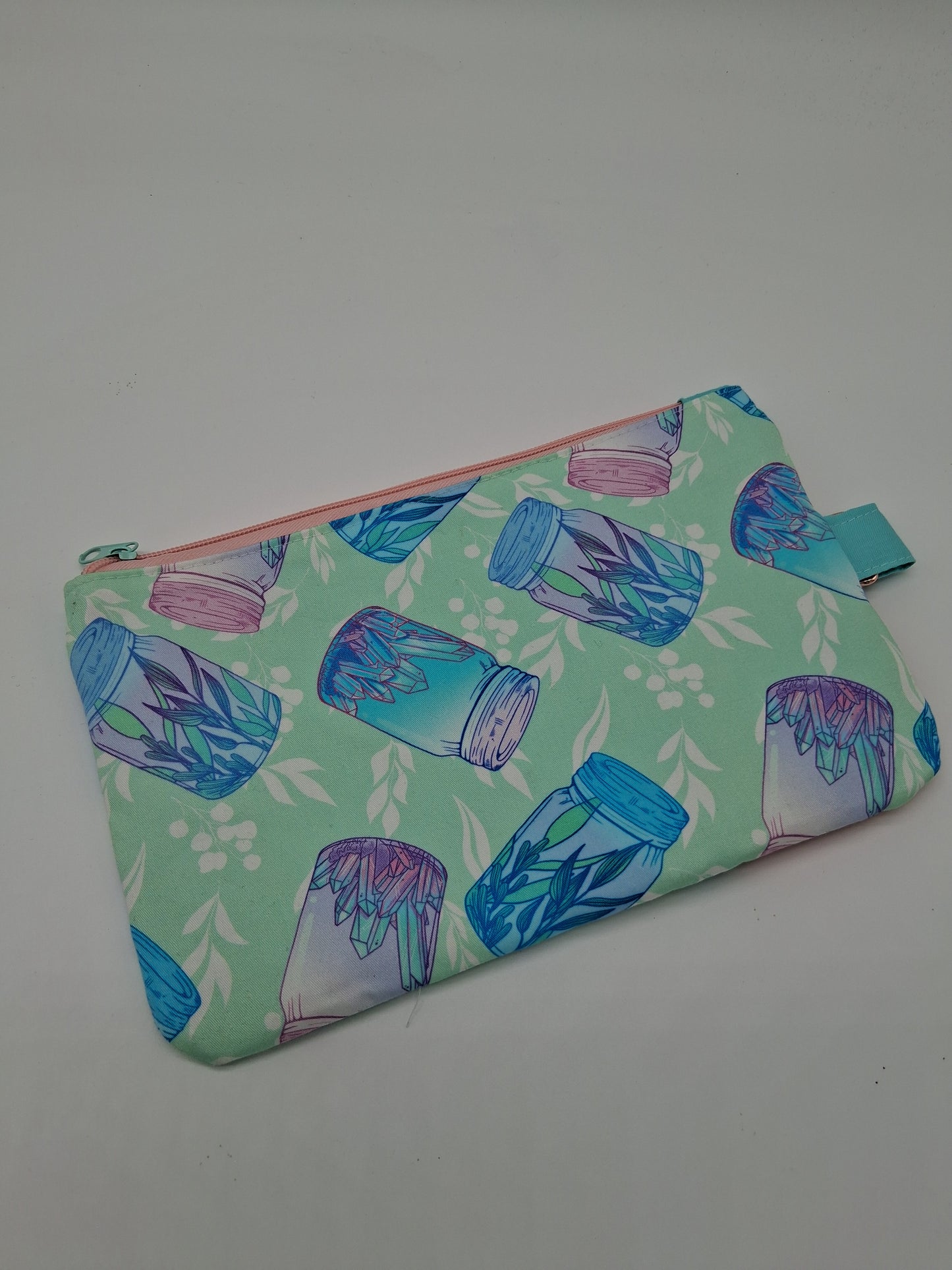 witchy jars v. 2 zippy clutch