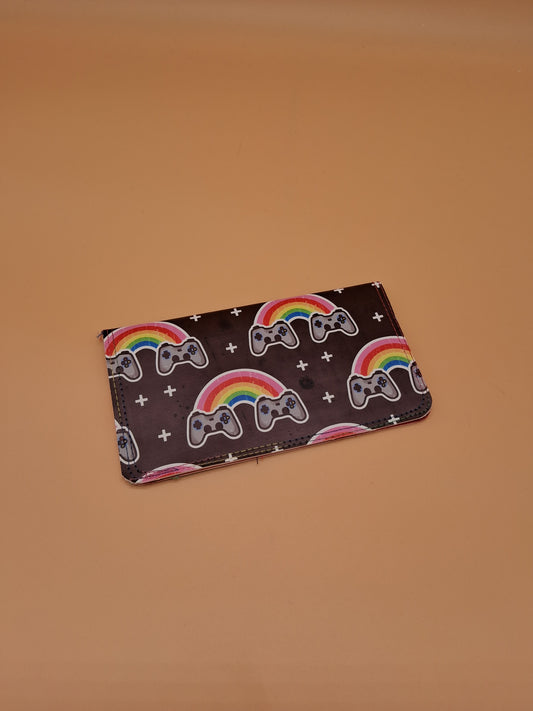 rainbow gaymers checkbook cover
