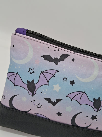 pastel sky bats v. 4 boxy pouch