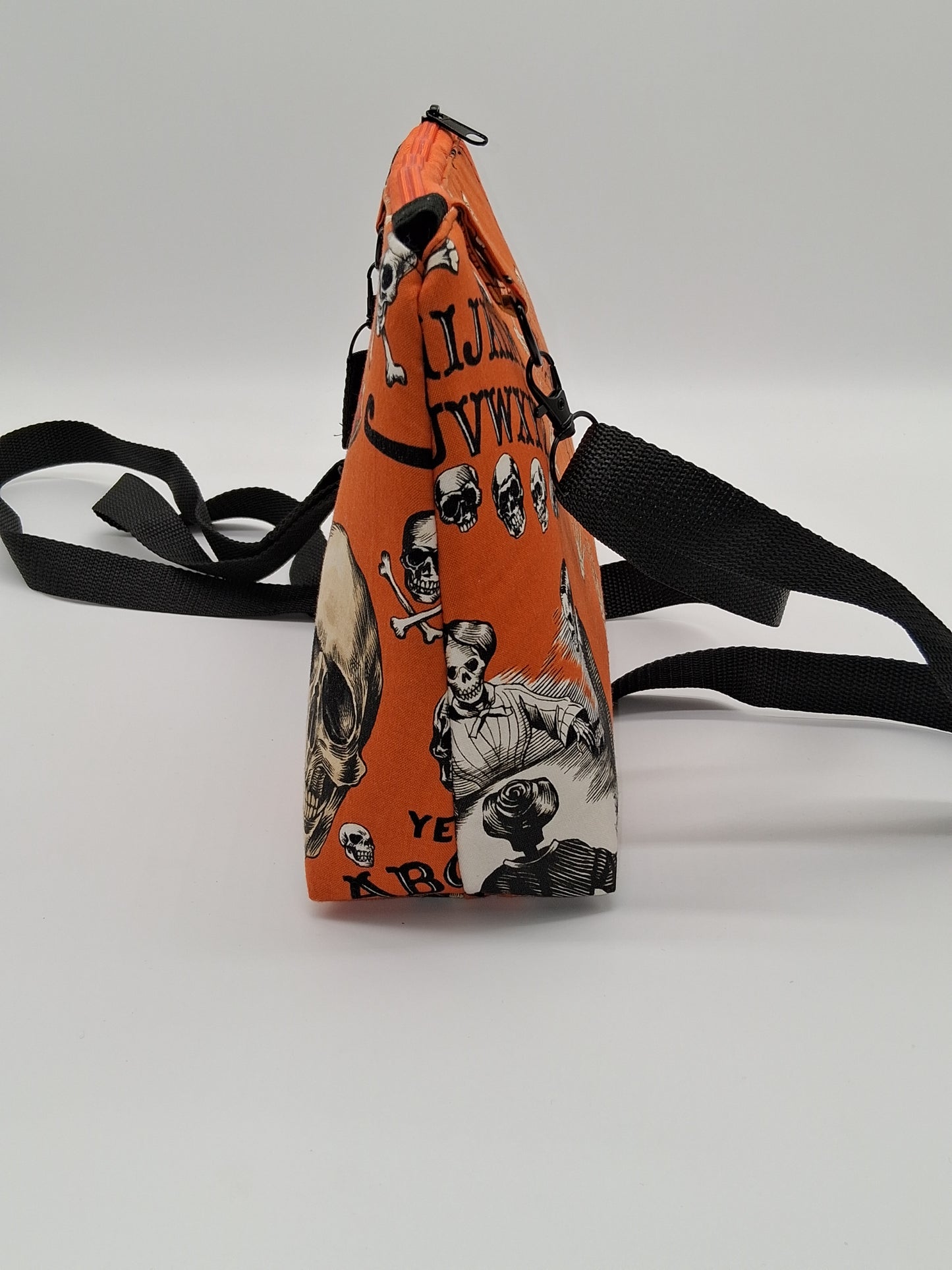 vintage orange Halloween v. 1 Sunflower crossbody bag