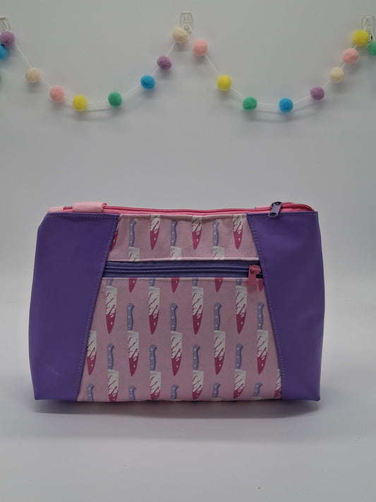 pastel knives v. 1 Sunflower crossbody bag