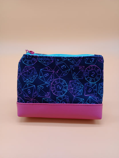 gradient dice v. 10 boxy pouch