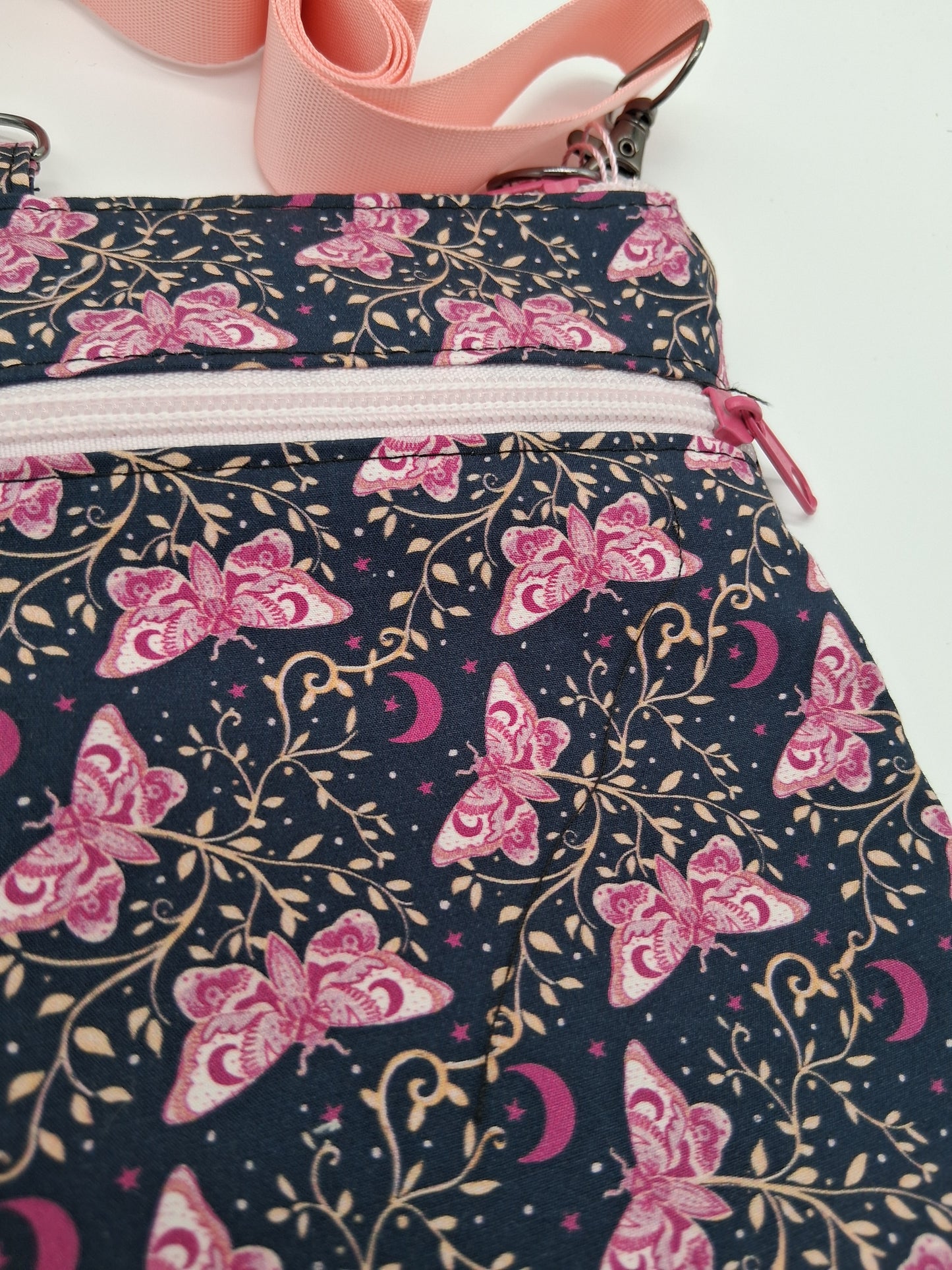moon moth v. 1 Lobelia mini crossbody