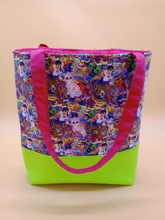 rainbow nostalgia v. 1 large tote