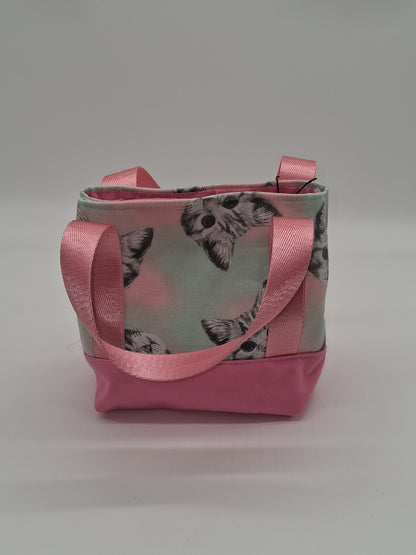 pastel kittens v. 4 mini tote