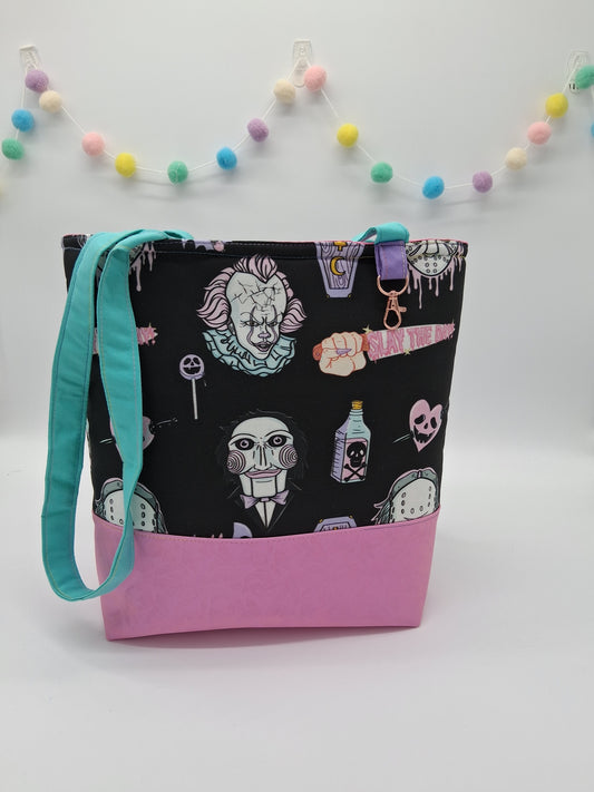 slay the day v. 1 large zippered tote