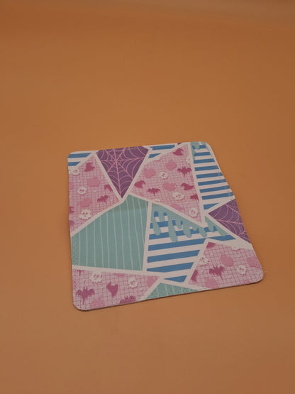 pastel spookiness checkbook cover
