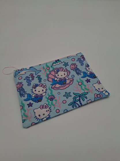 hello mermaid v. 3 flat zipper pouch