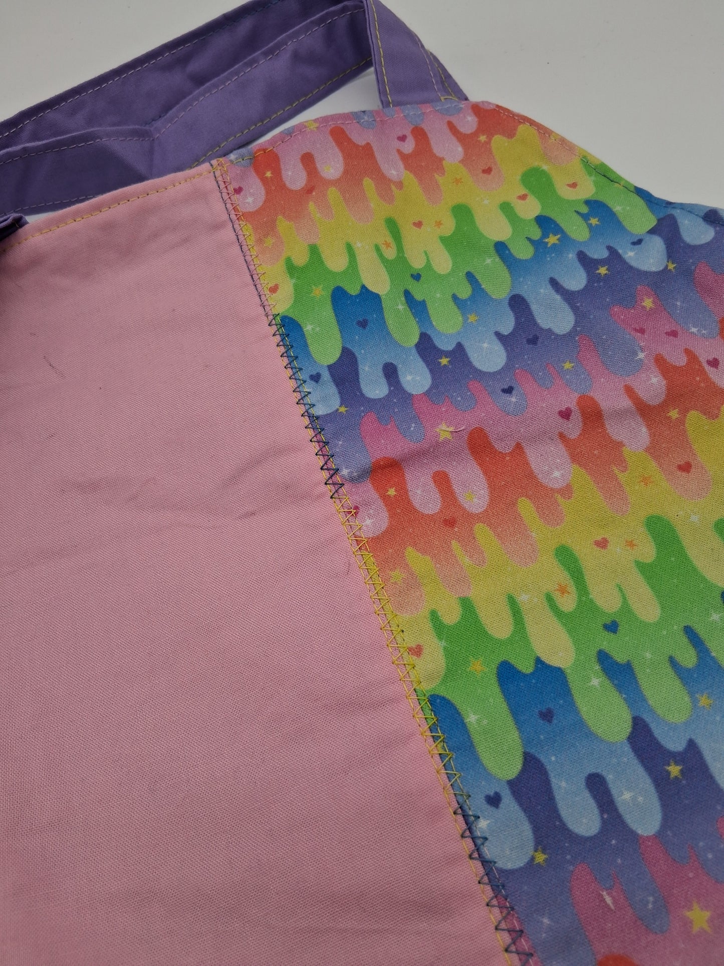 pastel rainbow slime v. 1 coffin tote