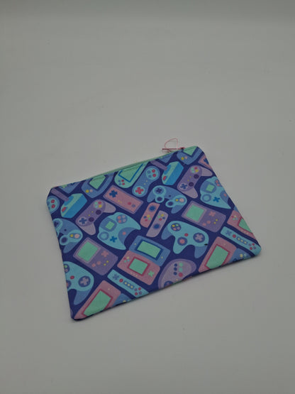cute controllers v. 1 flat zipper pouch