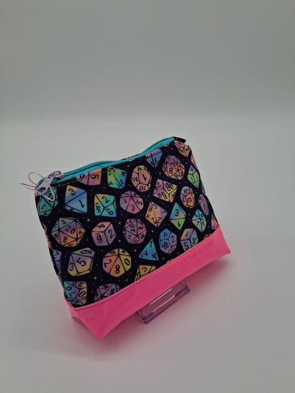 cotton candy space dice v. 3 boxy pouch
