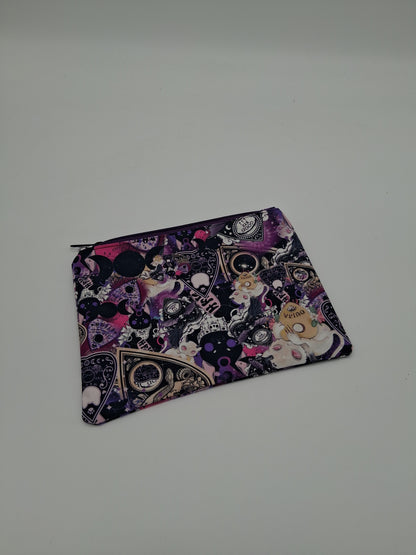 ouija cats v. 1 flat zipper pouch