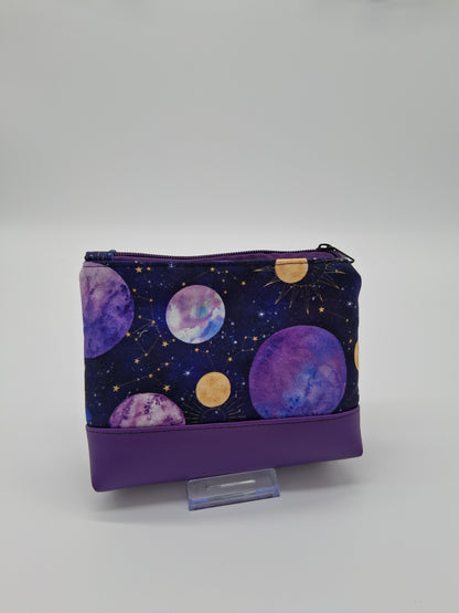 deep space purple v. 2 boxy pouch