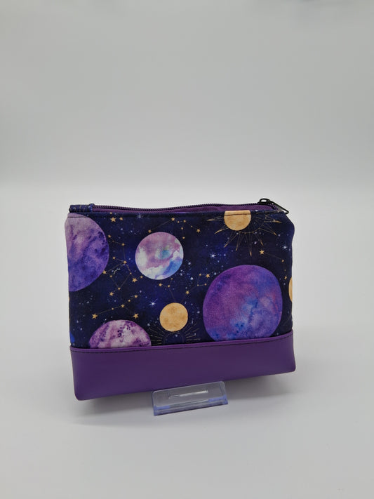 deep space purple v. 2 boxy pouch
