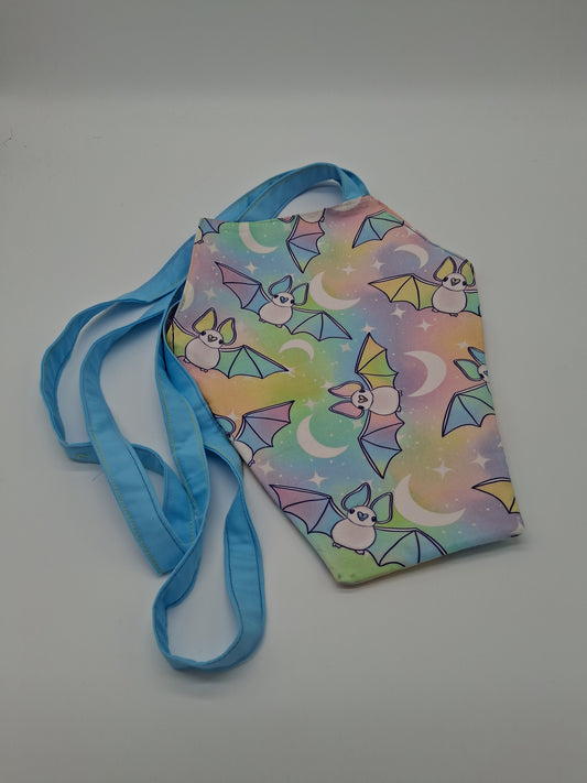 pastel bats v. 3 coffin tote