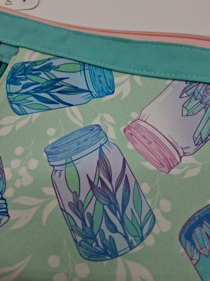 witchy jars v. 2 zippy clutch