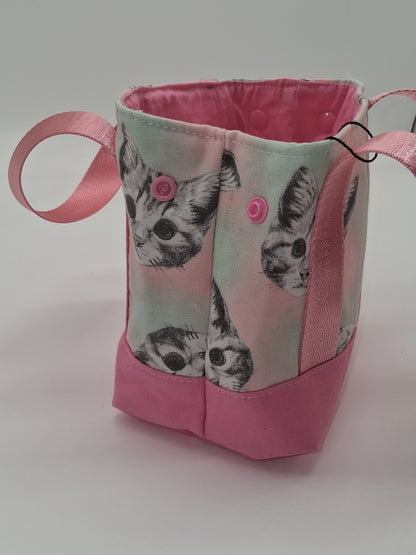 pastel kittens v. 4 mini tote
