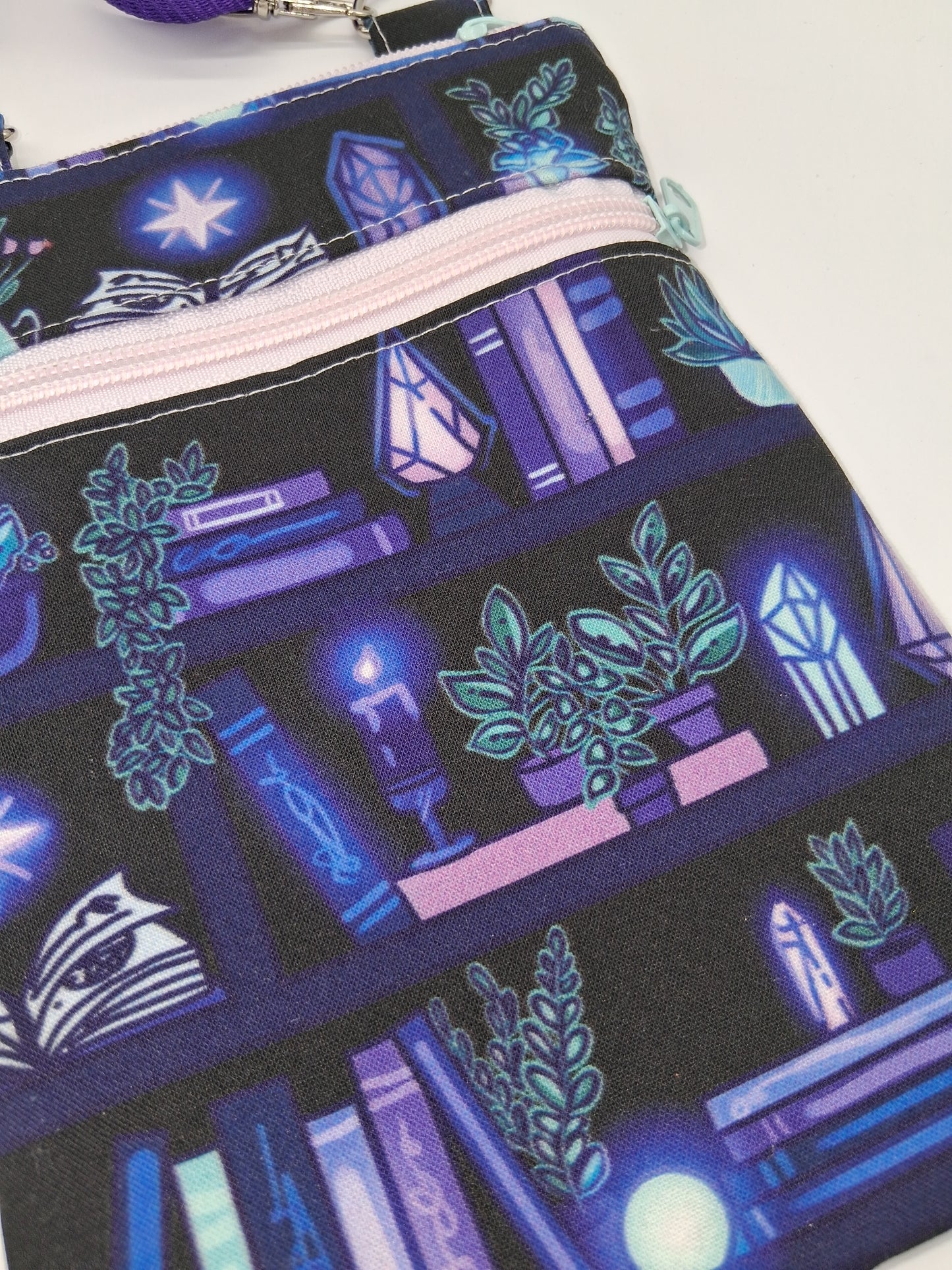 witchy bookshelves v. 1 Lobelia mini crossbody