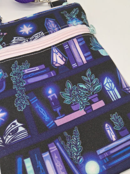 witchy bookshelves v. 1 Lobelia mini crossbody