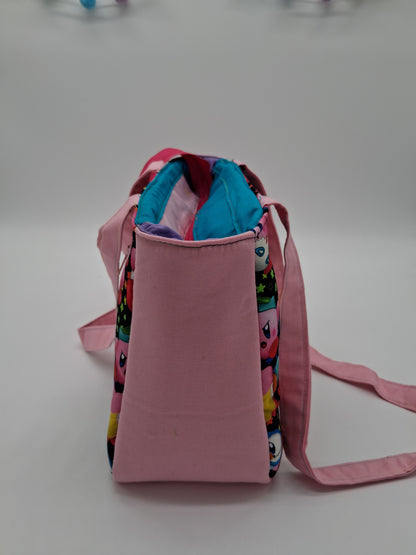 costumed pink guy Peony shoulder bag