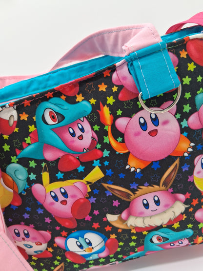 costumed pink guy Peony shoulder bag