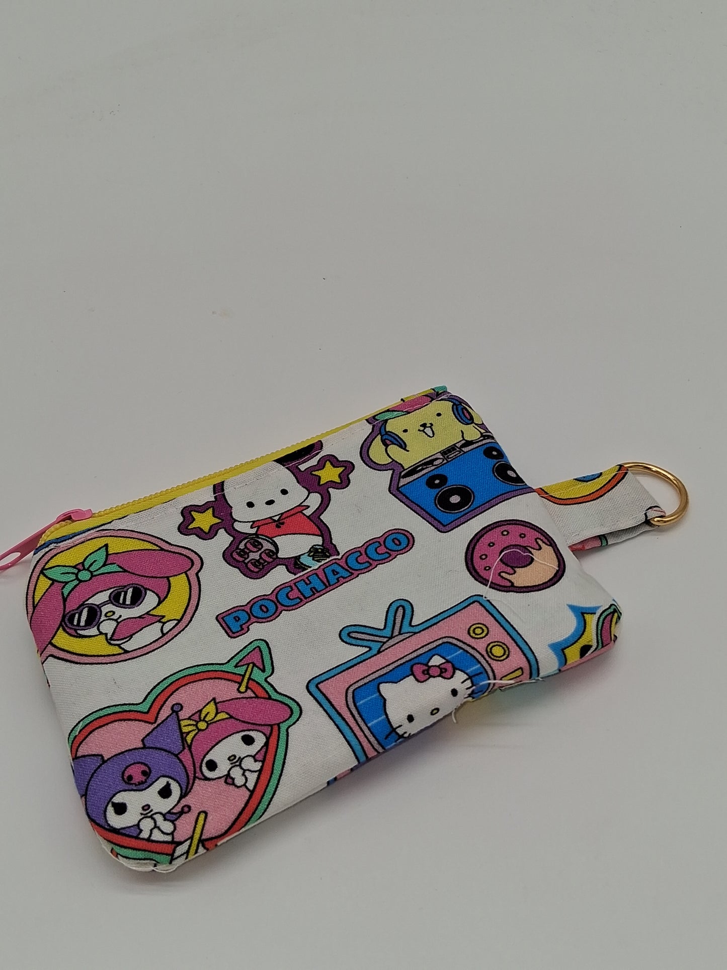hello stickers v. 1 mini zippy clutch