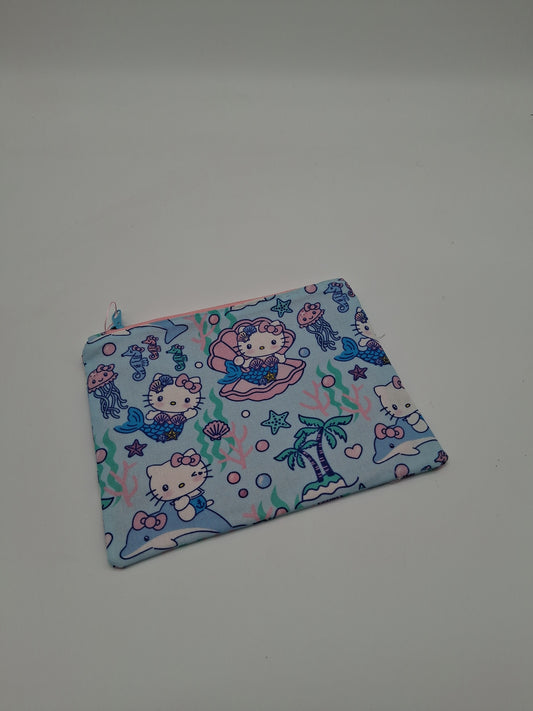 hello mermaid v. 1 flat zipper pouch