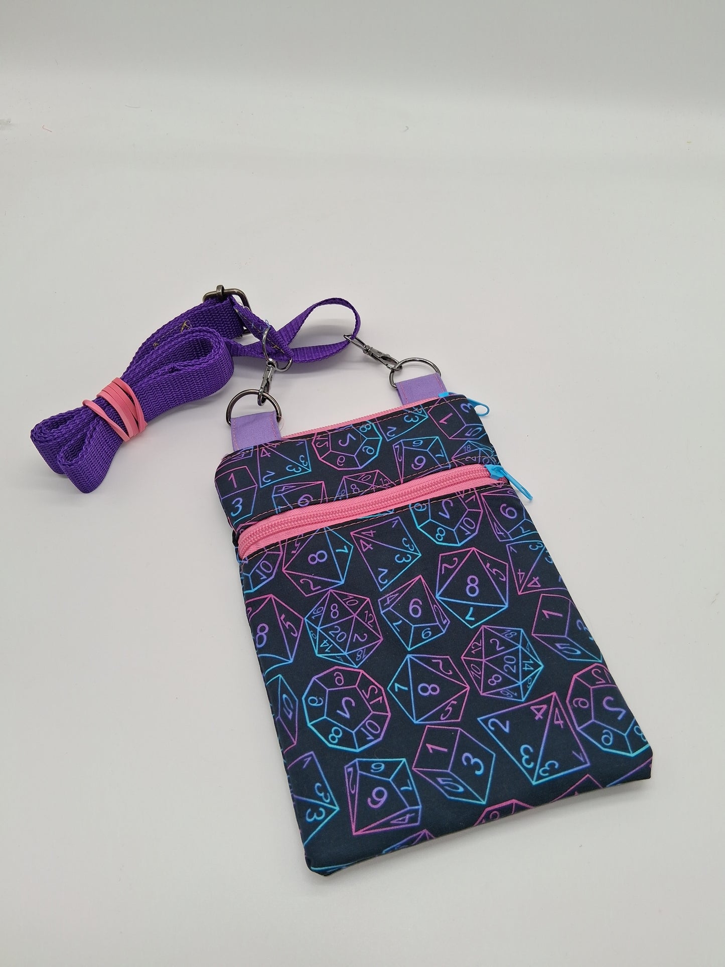 gradient dice v. 6 Lobelia mini crossbody