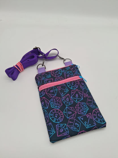 gradient dice v. 6 Lobelia mini crossbody