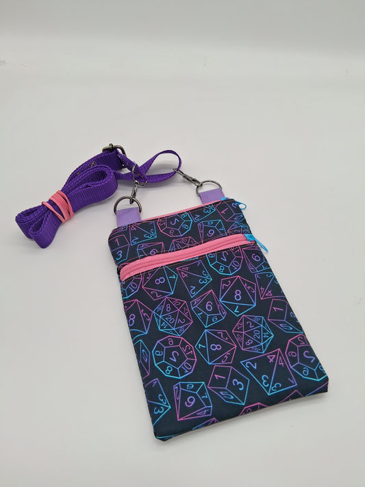 gradient dice v. 6 Lobelia mini crossbody