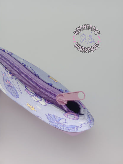 lavender baby bats Clematis wristlet