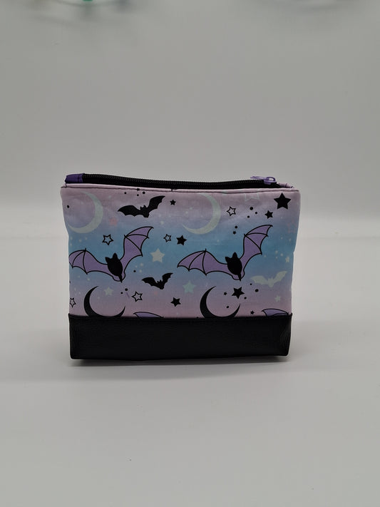 pastel sky bats v. 4 boxy pouch