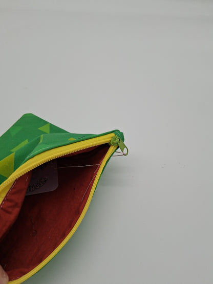 triangle grass v. 2 flat zipper pouch