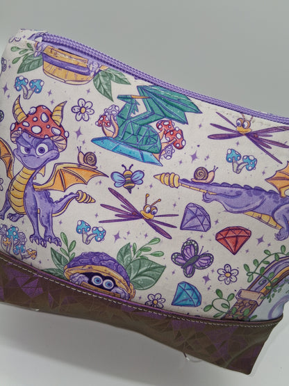 old-school purple v. 6 boxy pouch